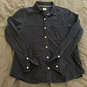 Polka Dot Brushed Flannel Shirt, Bridge x Burn (Portland)